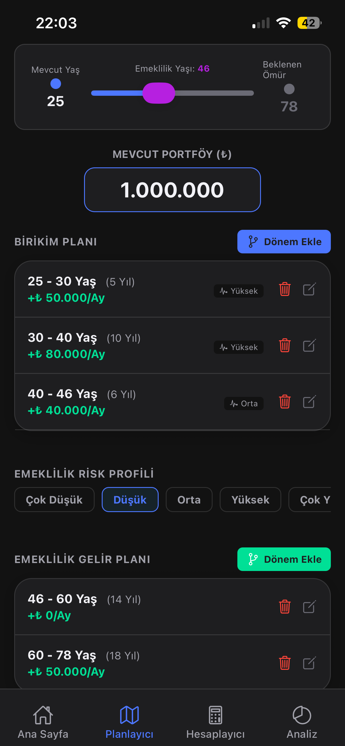 Senaryo karşılaştırma